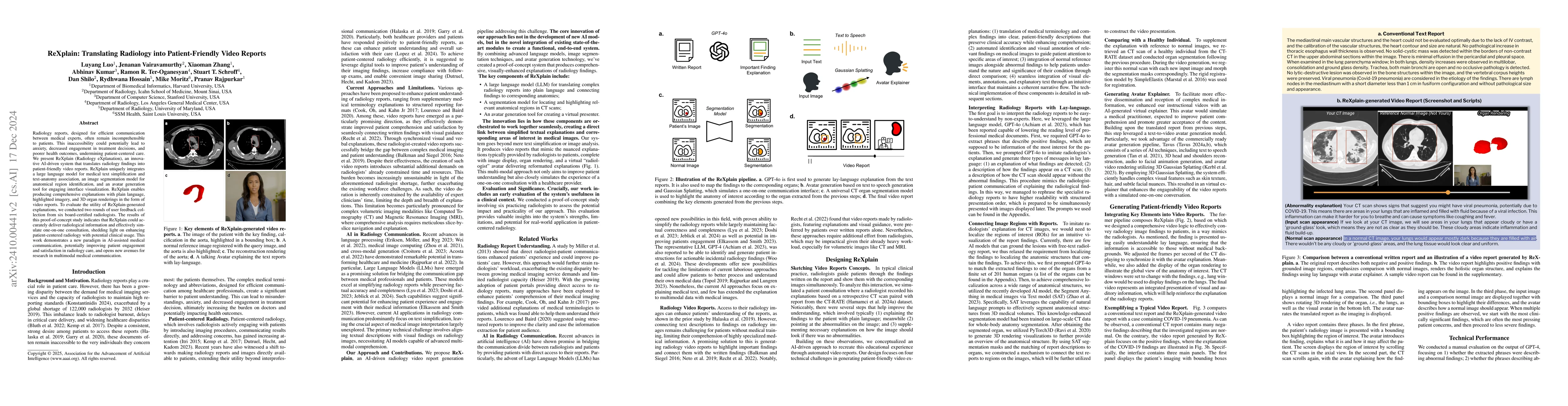 Thumbnail for ReXplain: Translating Radiology into Patient-Friendly Video Reports