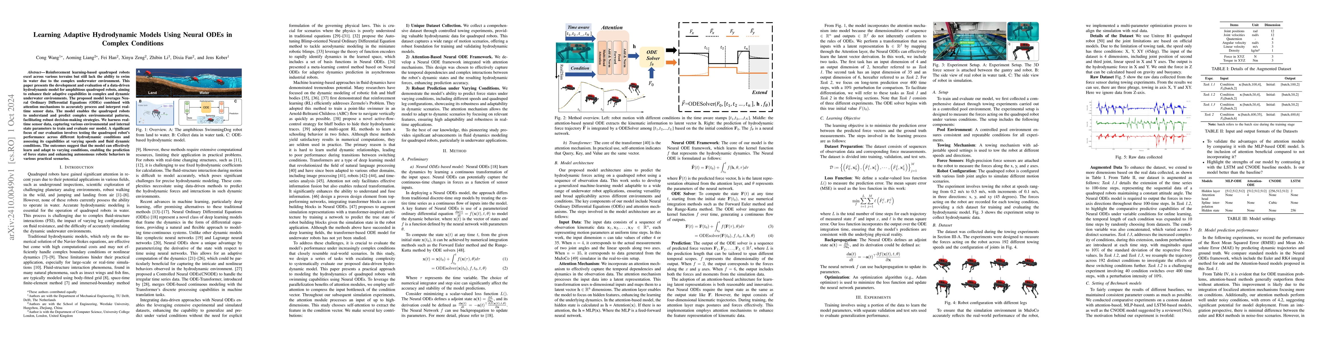 Thumbnail for Learning Adaptive Hydrodynamic Models Using Neural ODEs in Complex
  Conditions