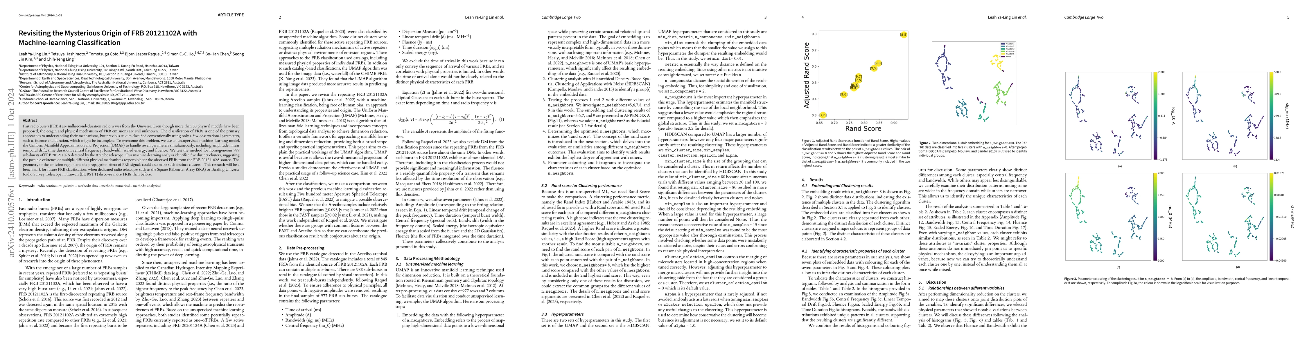 Thumbnail for Revisiting the Mysterious Origin of FRB 20121102A with Machine-learning
  Classification