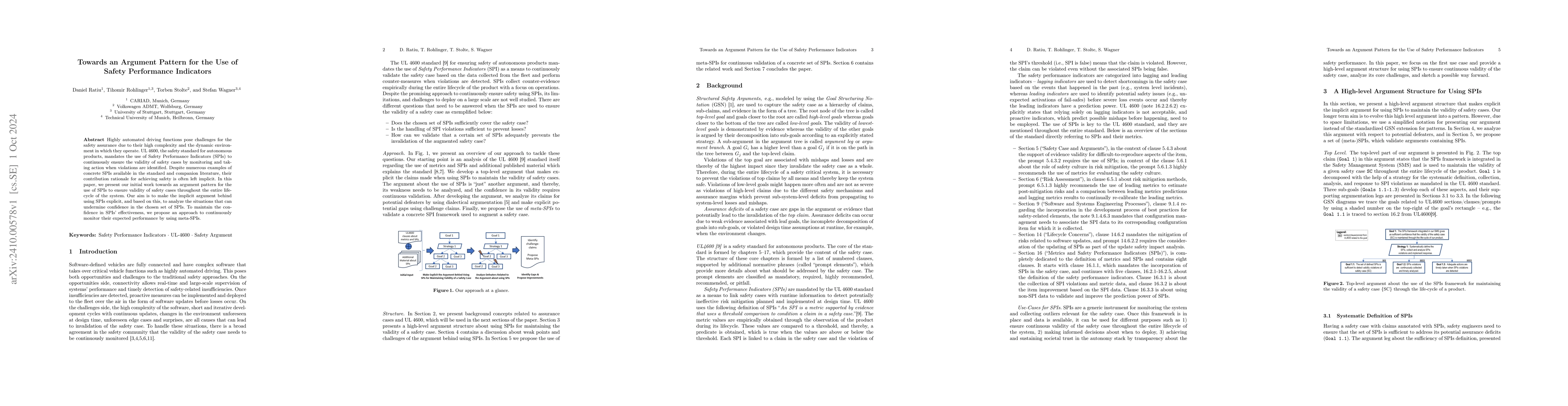 Thumbnail for Towards an Argument Pattern for the Use of Safety Performance Indicators