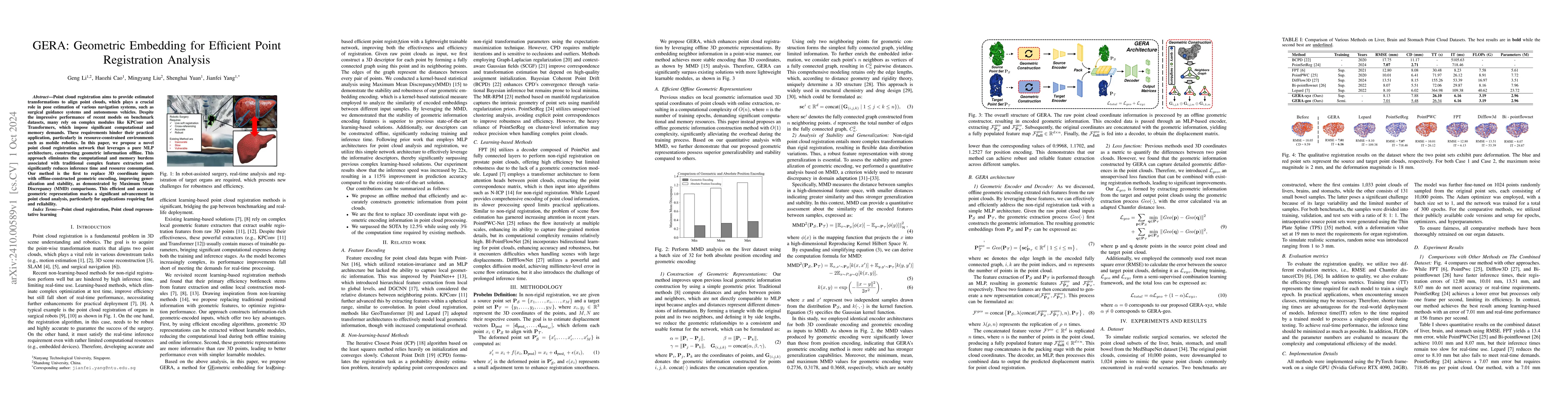 Thumbnail for GERA: Geometric Embedding for Efficient Point Registration Analysis