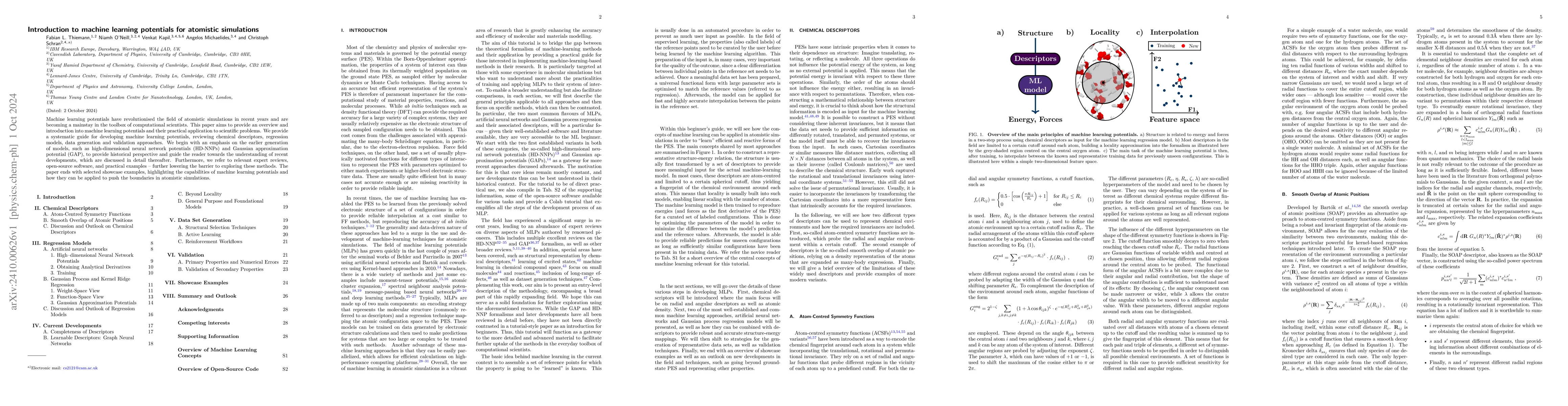 Thumbnail for Introduction to machine learning potentials for atomistic simulations