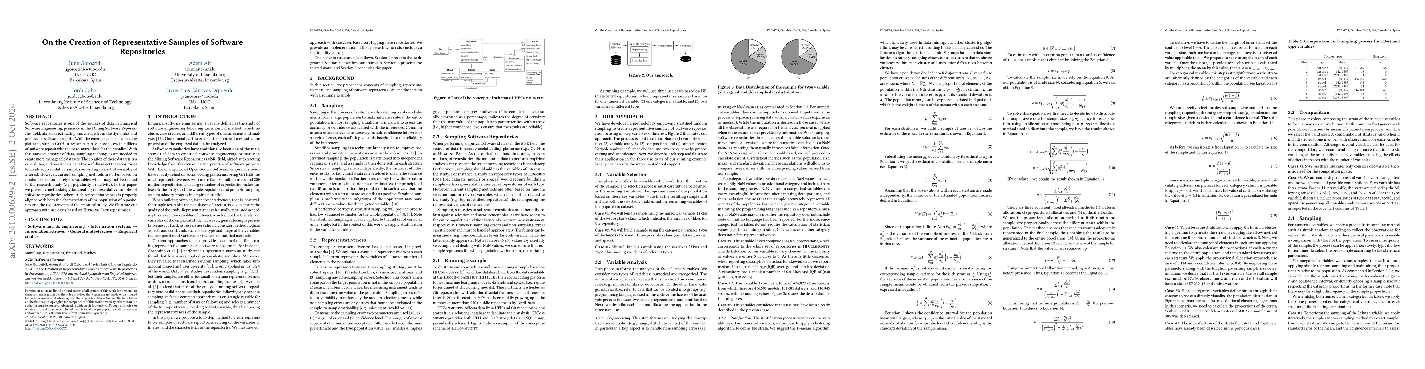 Thumbnail for On the Creation of Representative Samples of Software Repositories