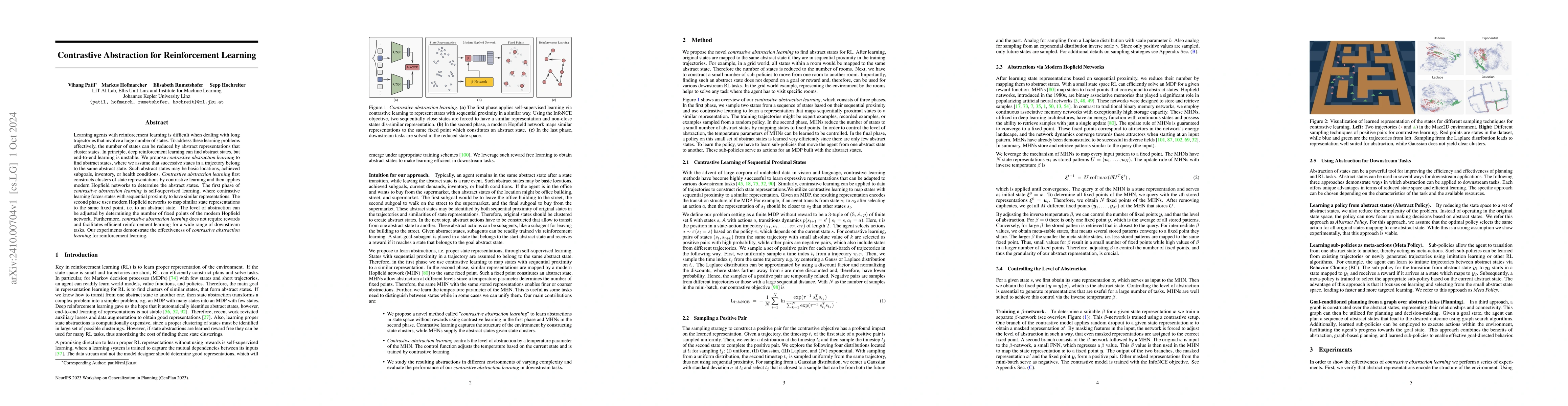Thumbnail for Contrastive Abstraction for Reinforcement Learning