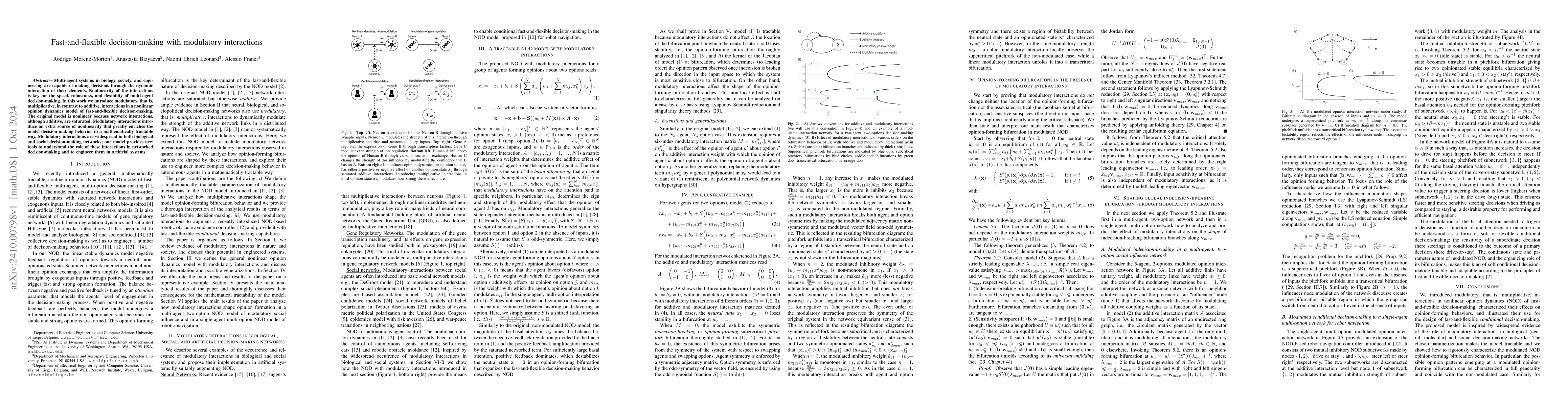 Thumbnail for Fast-and-flexible decision-making with modulatory interactions