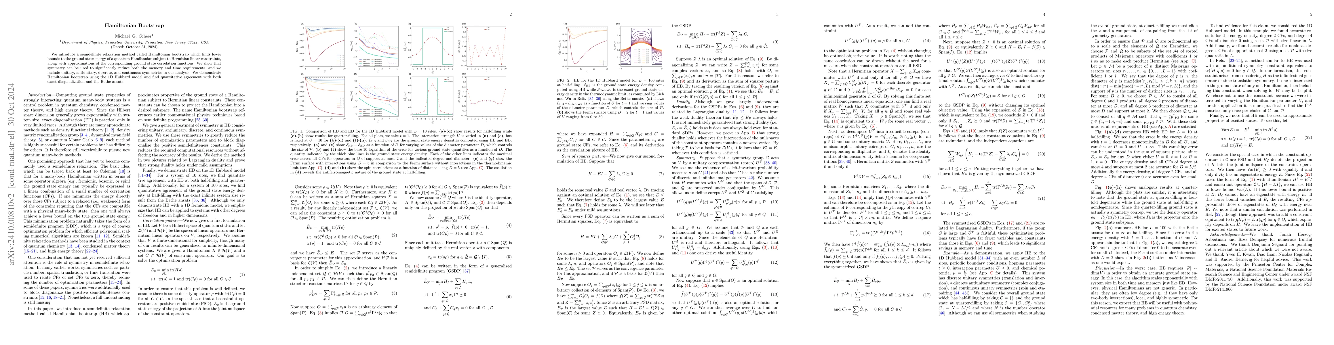Thumbnail for Hamiltonian Bootstrap