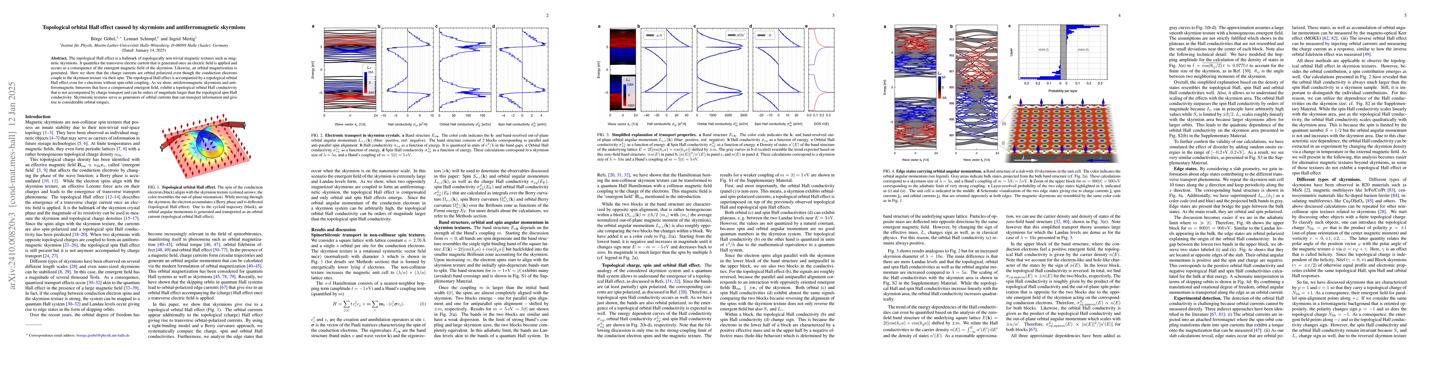 Thumbnail for Topological orbital Hall effect caused by skyrmions and
  antiferromagnetic skyrmions