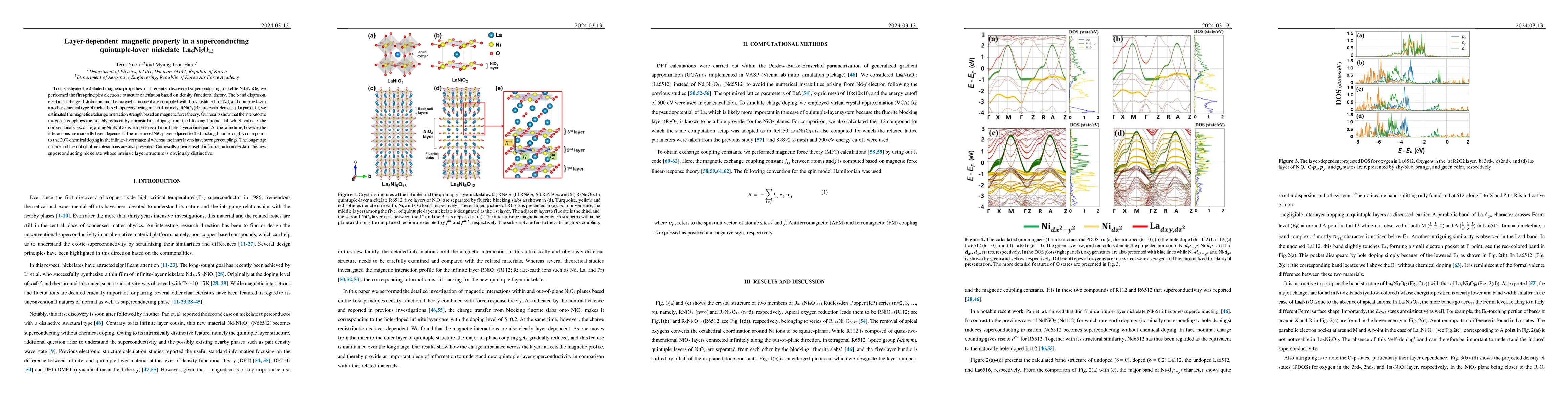 Thumbnail for Layer-dependent magnetic property in a superconducting quintuple-layer
  nickelate La6Ni5O12
