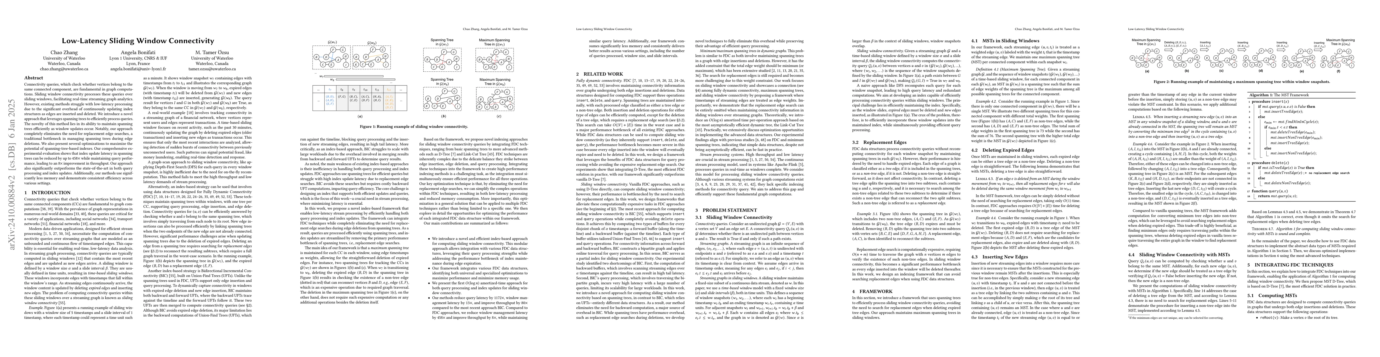 Thumbnail for Low-Latency Sliding Window Connectivity