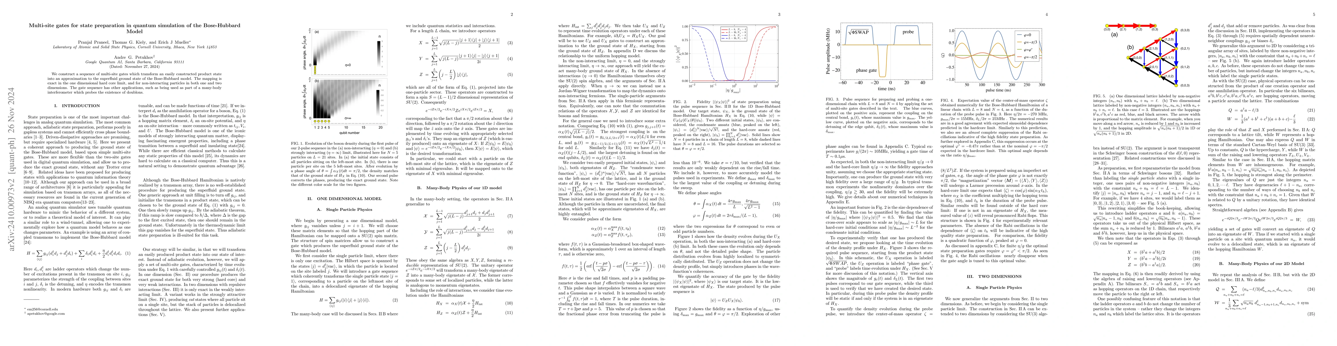 Thumbnail for Multi-site gates for state preparation in quantum simulation of the Bose
  Hubbard Model