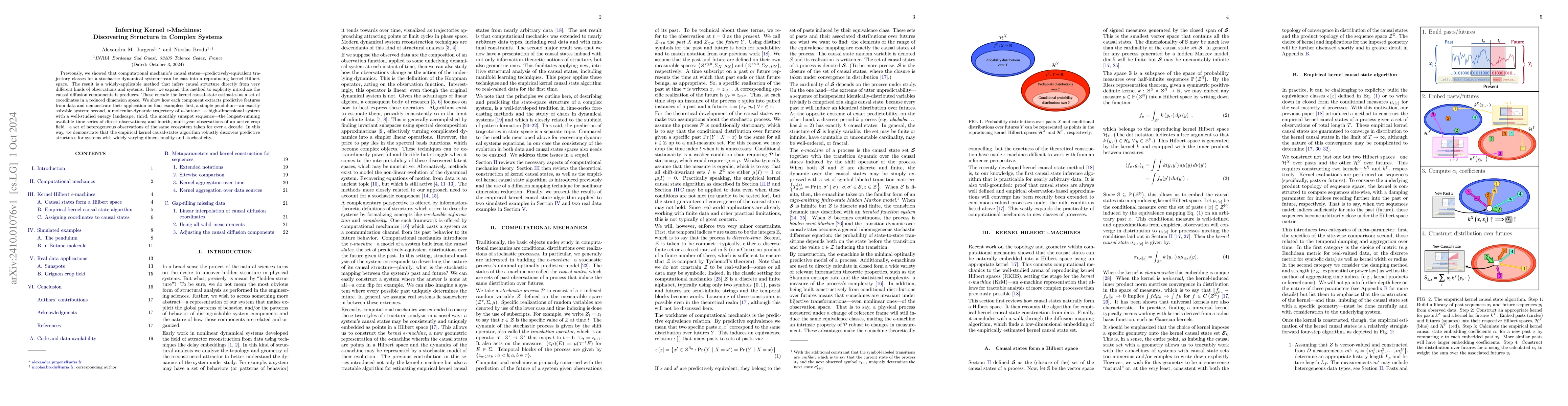 Thumbnail for Inferring Kernel $ε$-Machines: Discovering Structure in Complex
  Systems
