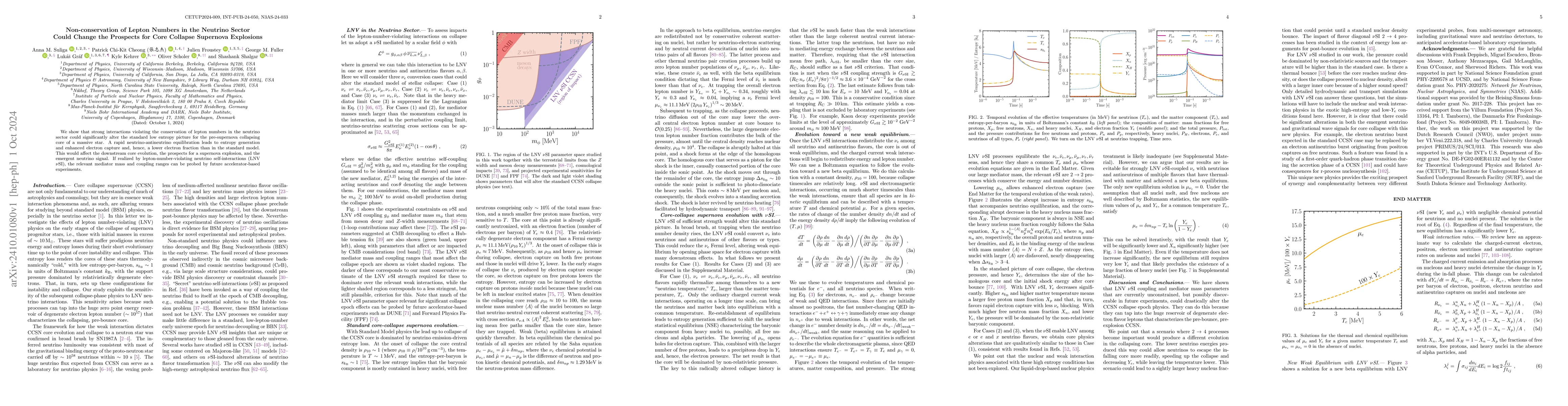 Thumbnail for Non-conservation of Lepton Numbers in the Neutrino Sector Could Change
  the Prospects for Core Collapse Supernova Explosions