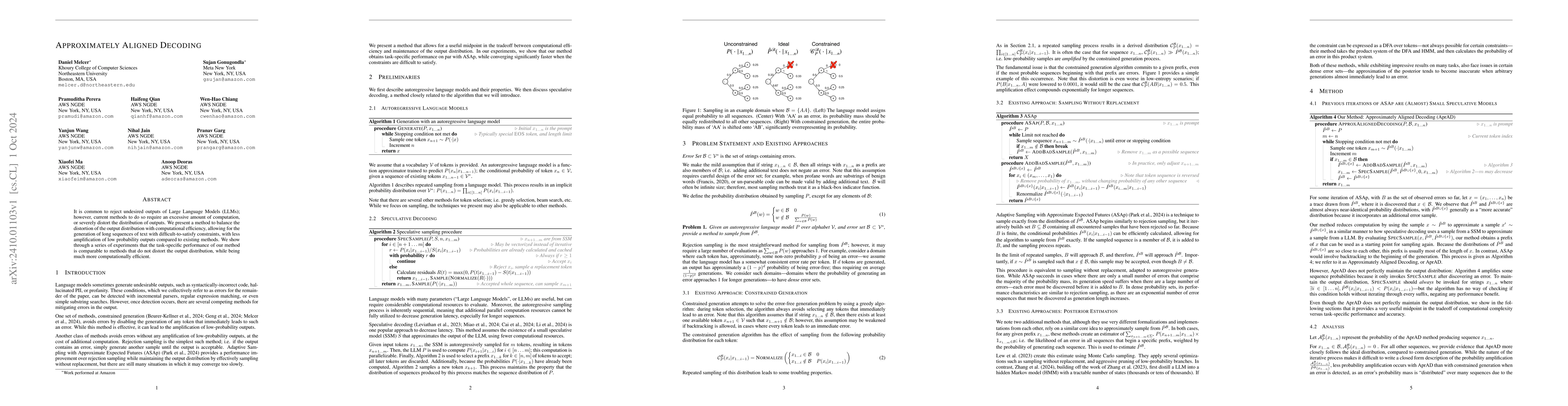 Thumbnail for Approximately Aligned Decoding