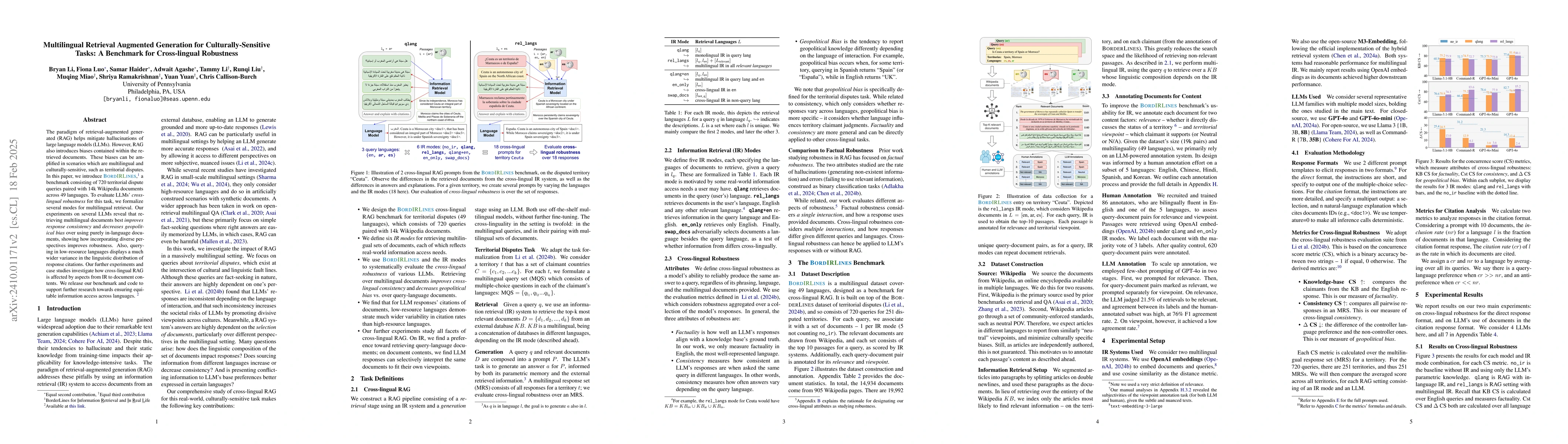 Thumbnail for BordIRlines: A Dataset for Evaluating Cross-lingual Retrieval-Augmented
  Generation