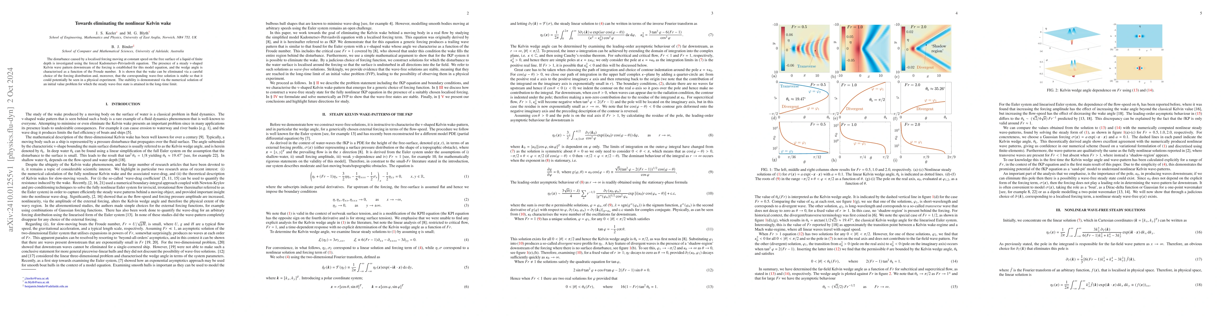 Thumbnail for Towards eliminating the nonlinear Kelvin wake