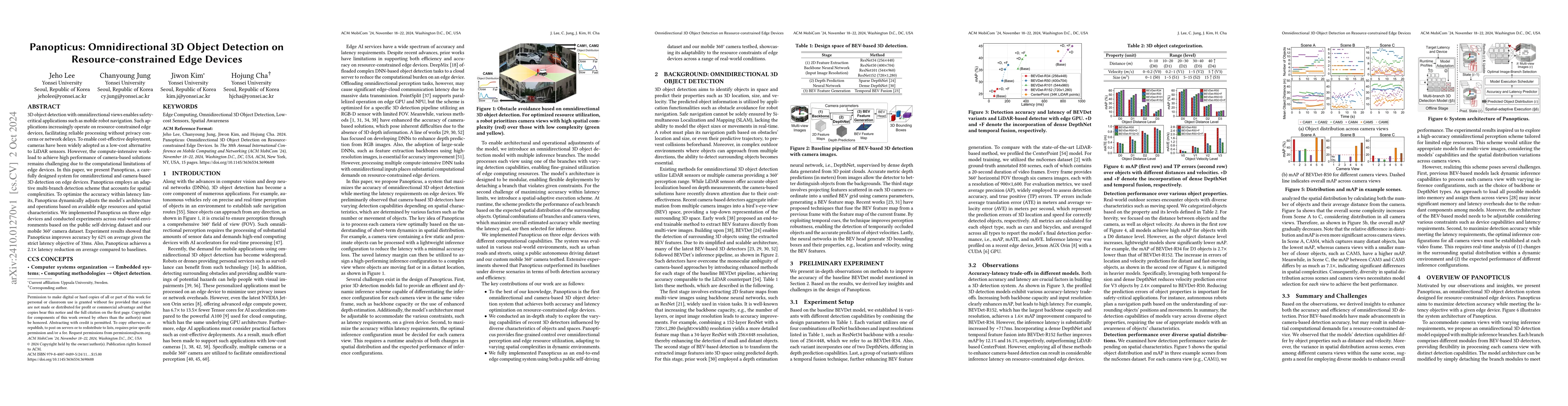 Thumbnail for Panopticus: Omnidirectional 3D Object Detection on Resource-constrained
  Edge Devices