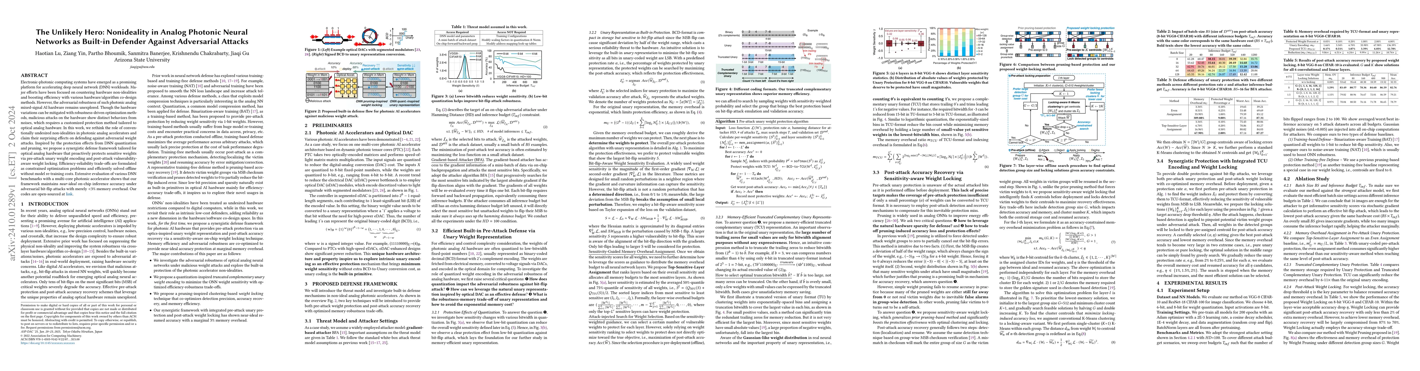 Thumbnail for The Unlikely Hero: Nonideality in Analog Photonic Neural Networks as
  Built-in Defender Against Adversarial Attacks