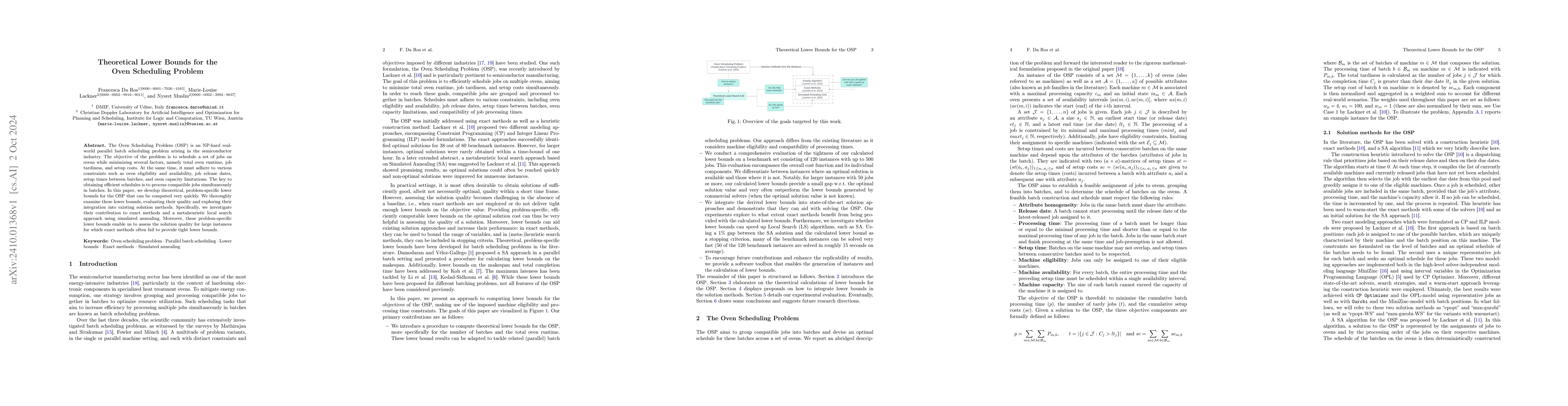 Thumbnail for Theoretical Lower Bounds for the Oven Scheduling Problem