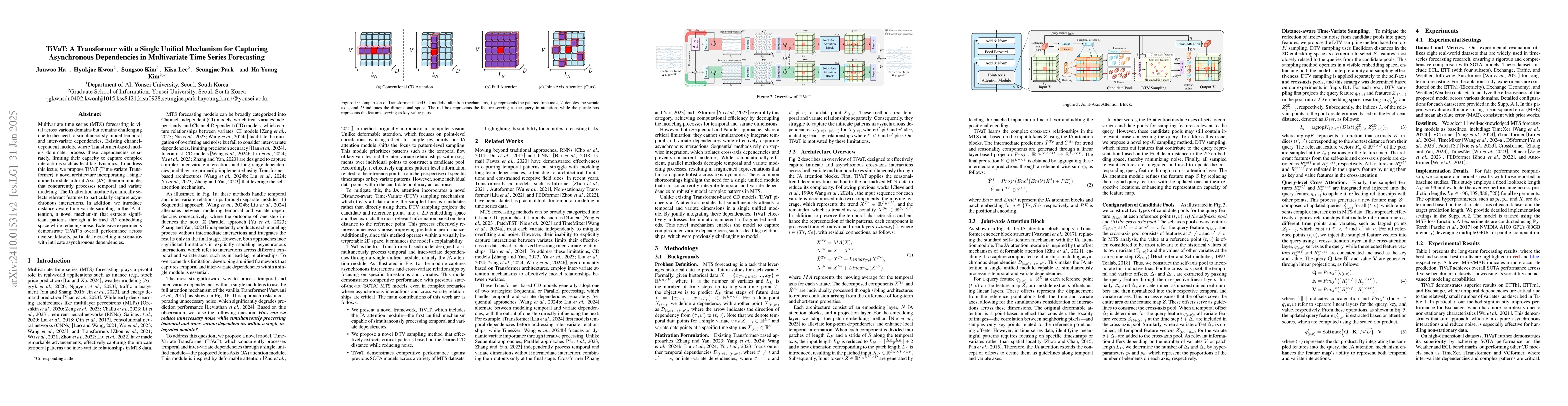 Thumbnail for TiVaT: Joint-Axis Attention for Time Series Forecasting with Lead-Lag
  Dynamics