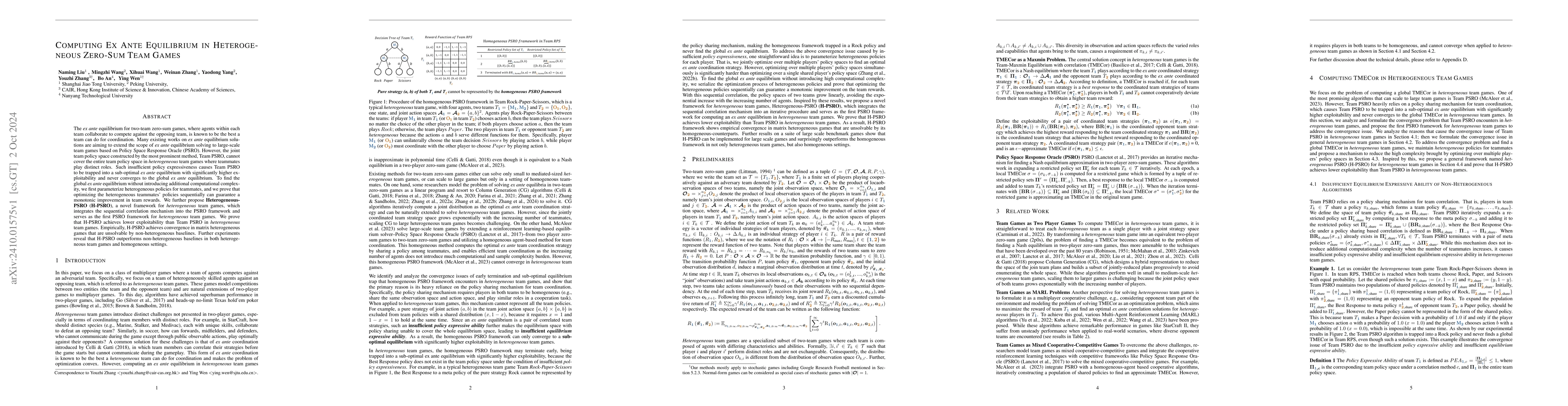 Thumbnail for Computing Ex Ante Equilibrium in Heterogeneous Zero-Sum Team Games