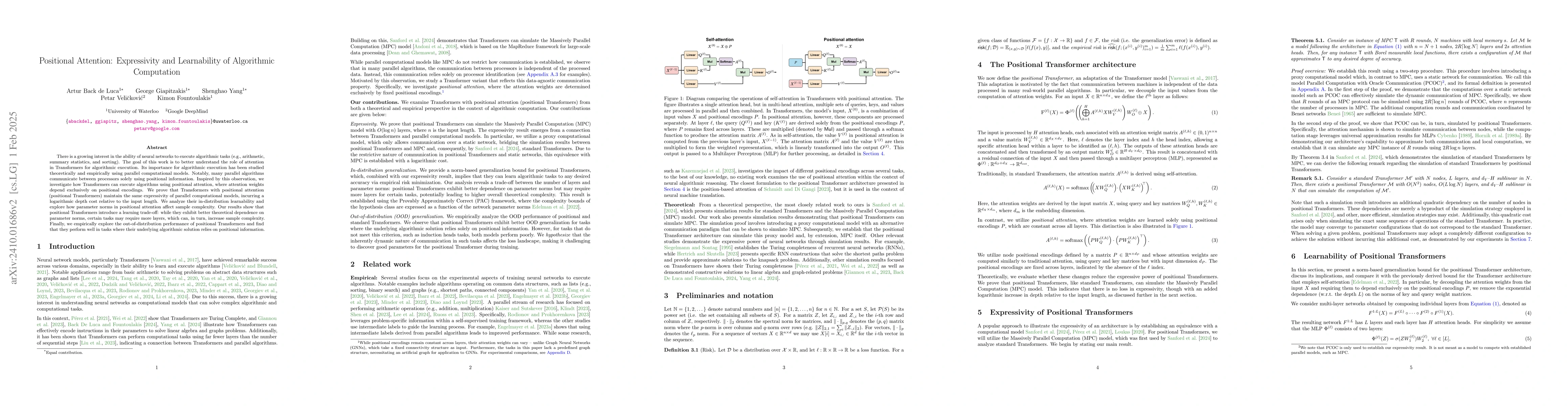 Thumbnail for Positional Attention: Out-of-Distribution Generalization and
  Expressivity for Neural Algorithmic Reasoning