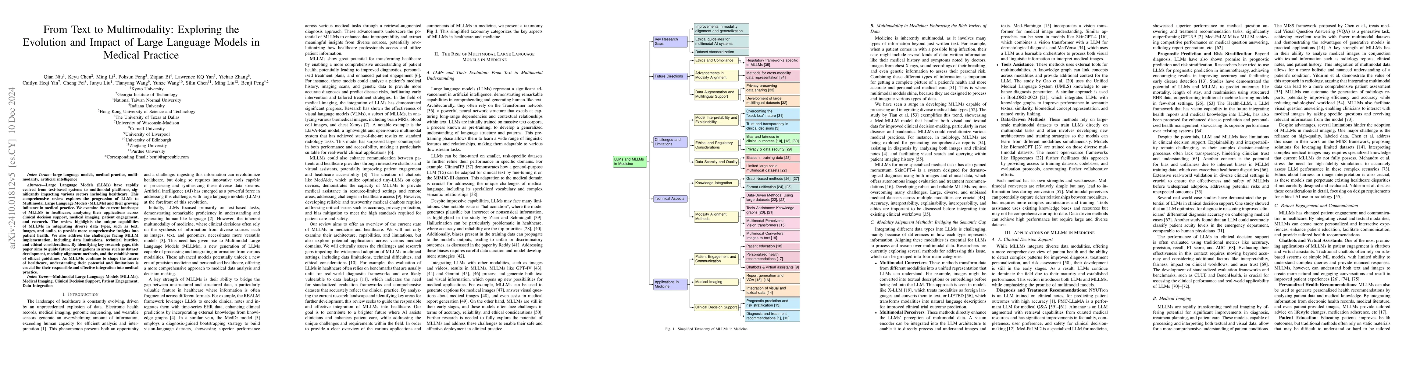 Thumbnail for From Text to Multimodality: Exploring the Evolution and Impact of Large
  Language Models in Medical Practice