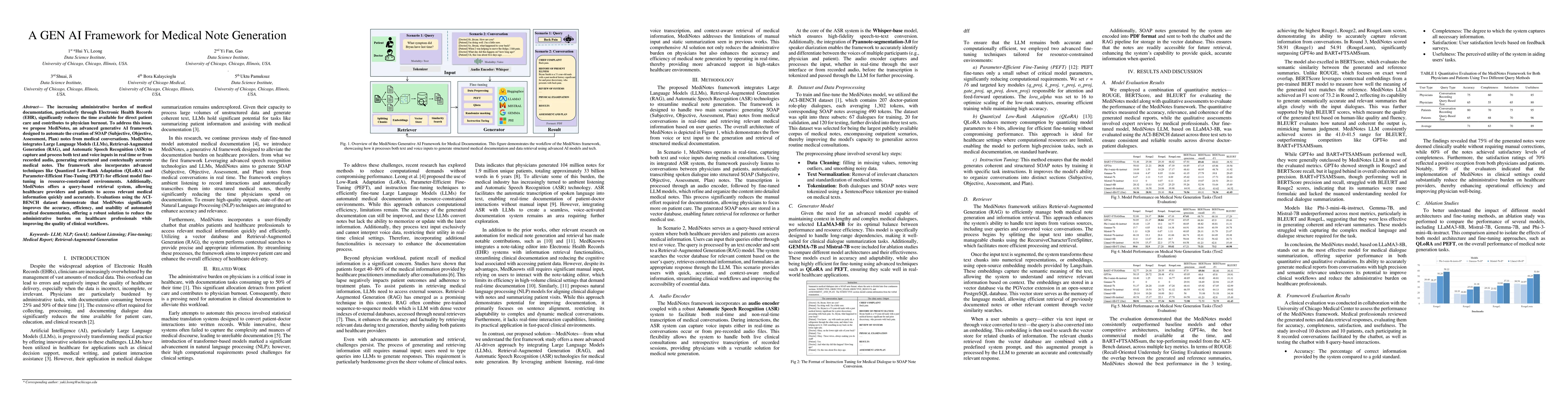 Thumbnail for A GEN AI Framework for Medical Note Generation