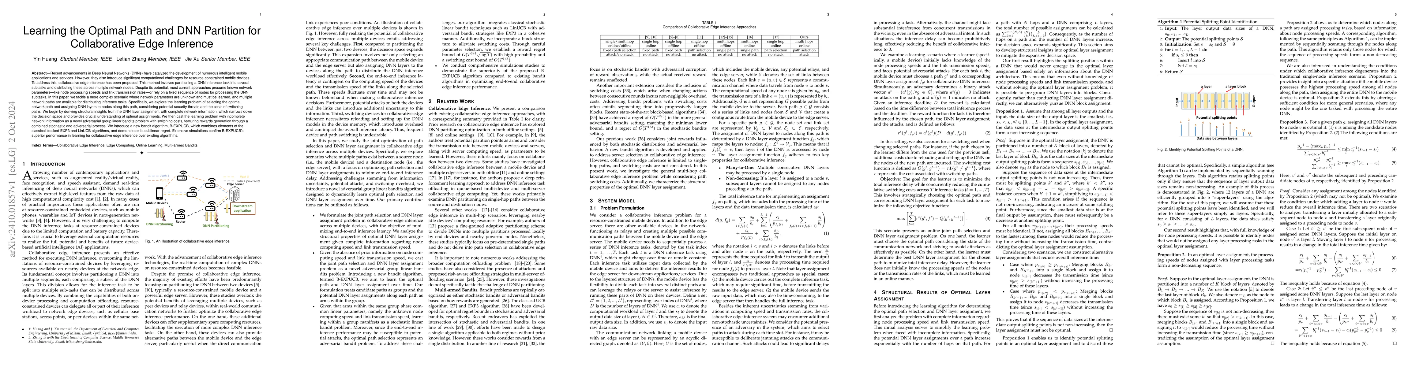Thumbnail for Learning the Optimal Path and DNN Partition for Collaborative Edge
  Inference