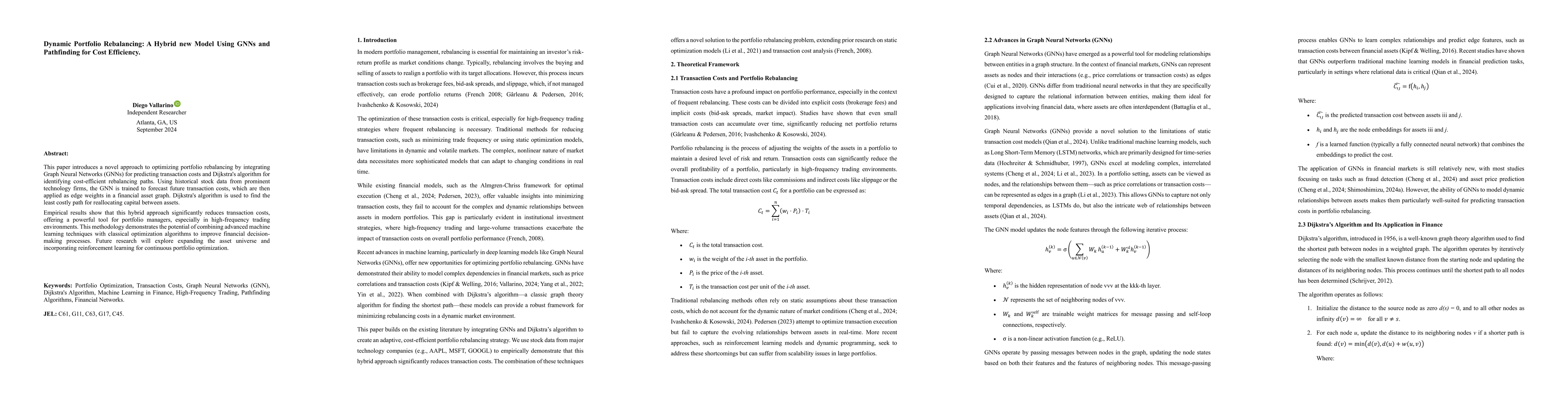Thumbnail for Dynamic Portfolio Rebalancing: A Hybrid new Model Using GNNs and
  Pathfinding for Cost Efficiency