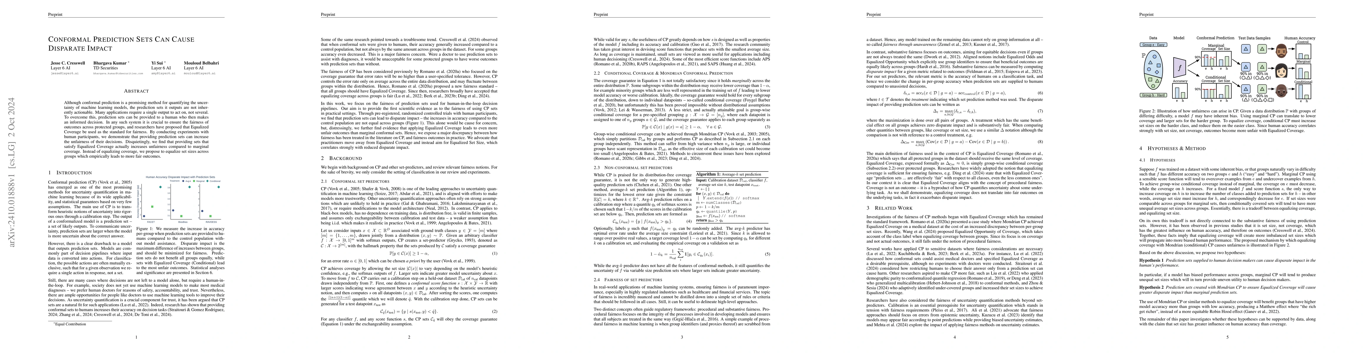 Thumbnail for Conformal Prediction Sets Can Cause Disparate Impact