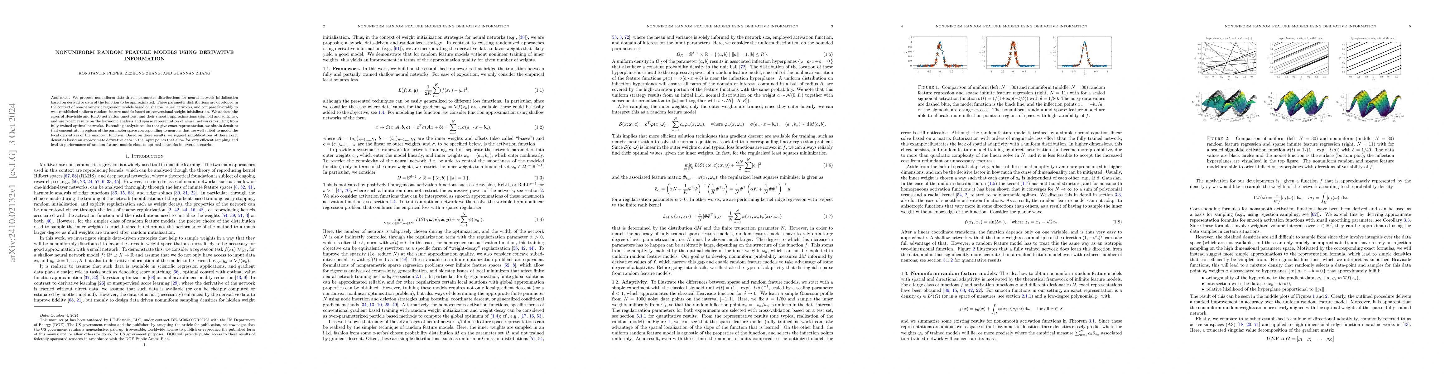 Thumbnail for Nonuniform random feature models using derivative information