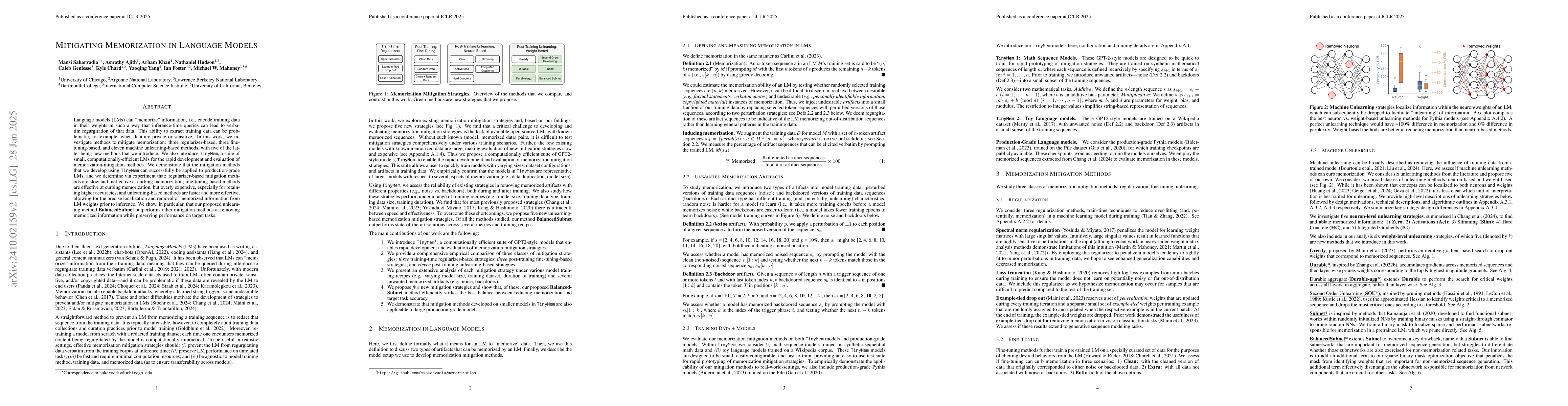 Thumbnail for Mitigating Memorization In Language Models