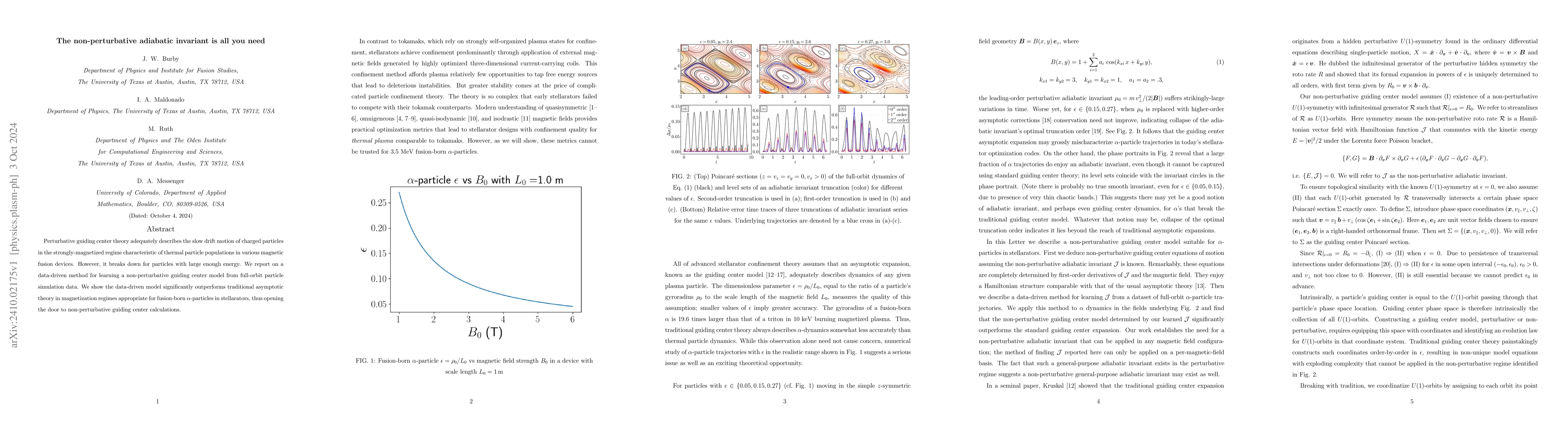 Thumbnail for The non-perturbative adiabatic invariant is all you need