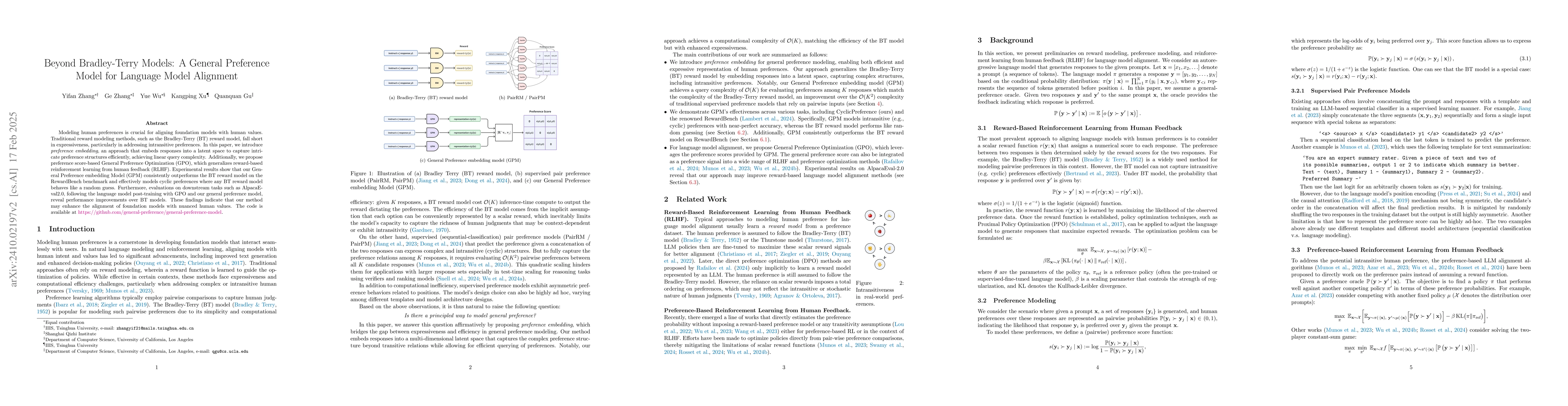 Thumbnail for General Preference Modeling with Preference Representations for Aligning
  Language Models