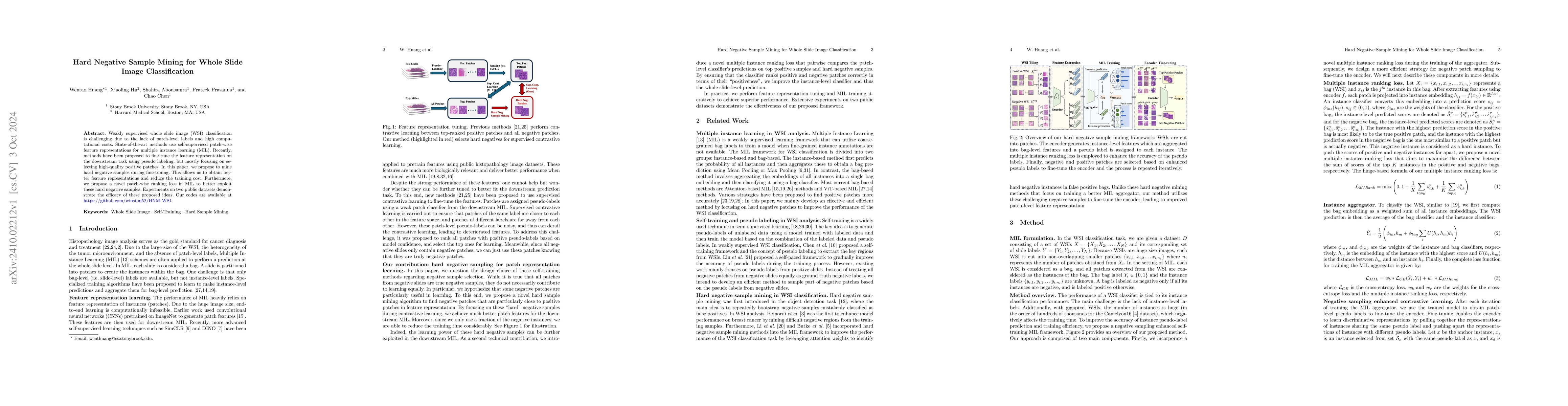 Thumbnail for Hard Negative Sample Mining for Whole Slide Image Classification