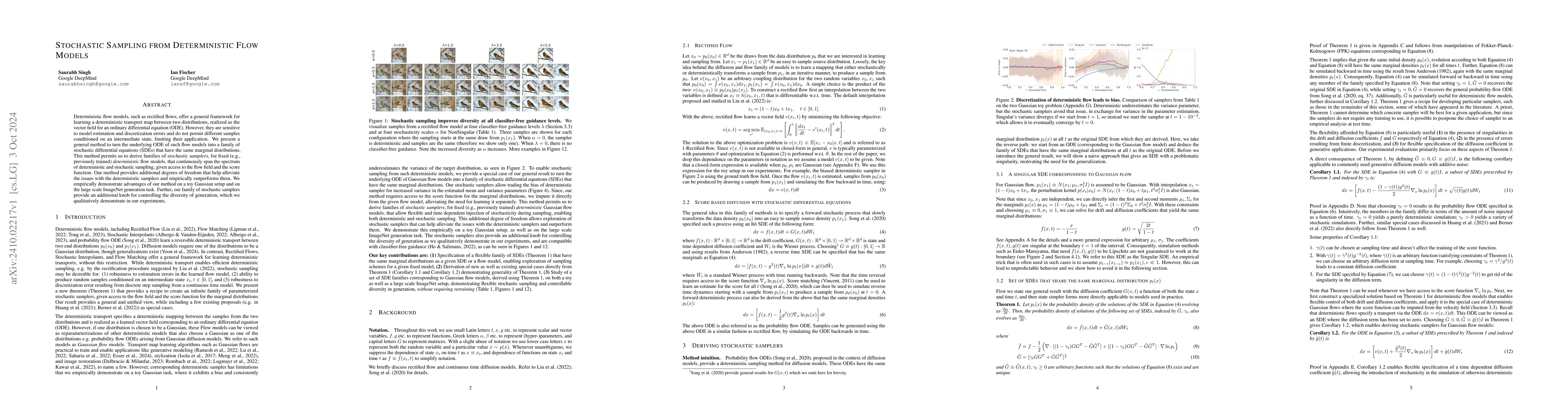 Thumbnail for Stochastic Sampling from Deterministic Flow Models