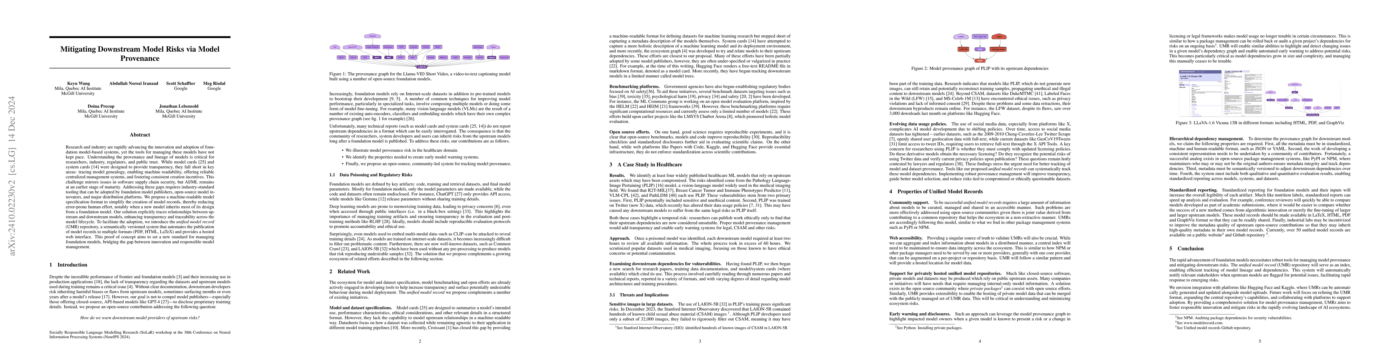 Thumbnail for Mitigating Downstream Model Risks via Model Provenance