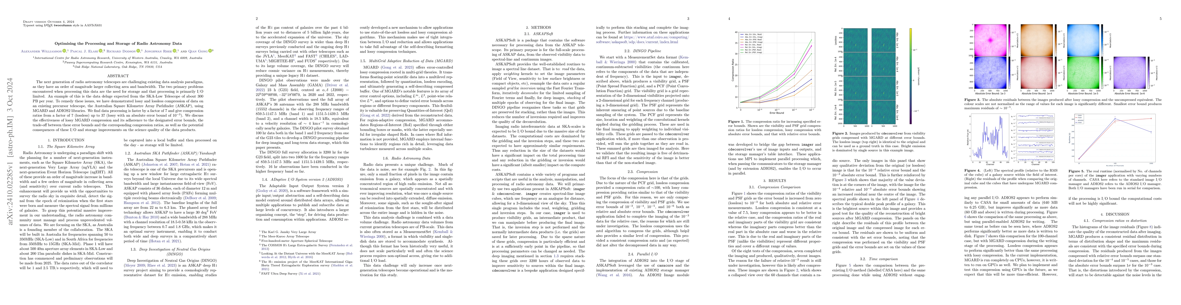 Thumbnail for Optimising the Processing and Storage of Radio Astronomy Data