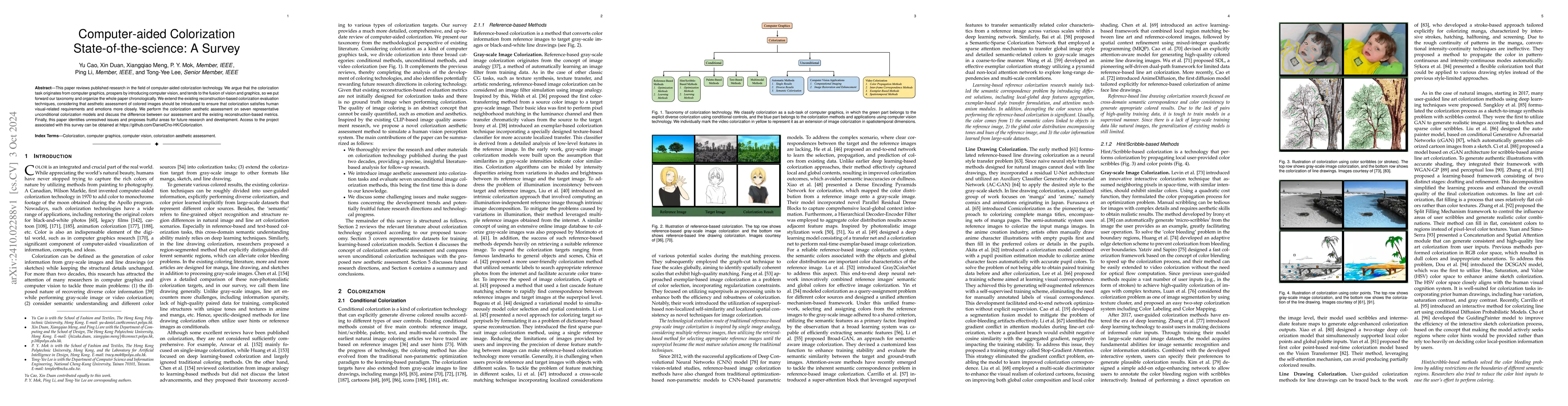 Thumbnail for Computer-aided Colorization State-of-the-science: A Survey