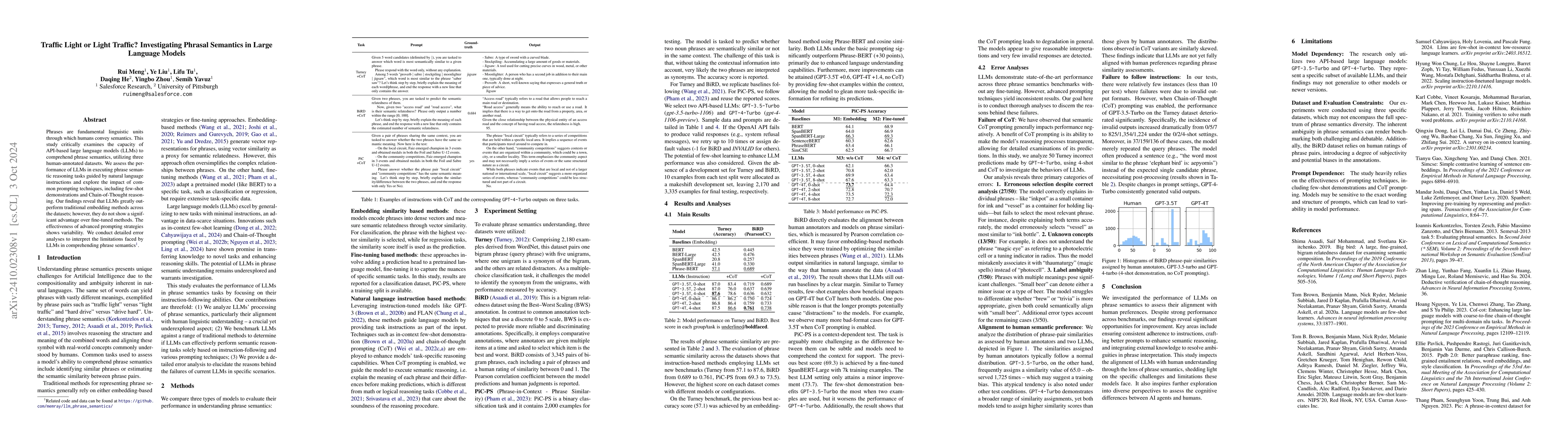 Thumbnail for Traffic Light or Light Traffic? Investigating Phrasal Semantics in Large
  Language Models