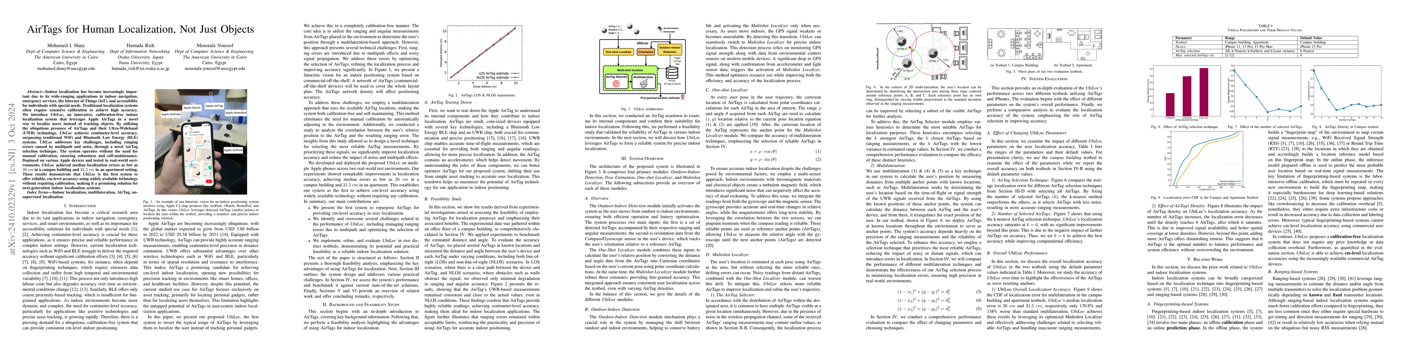 Thumbnail for AirTags for Human Localization, Not Just Objects