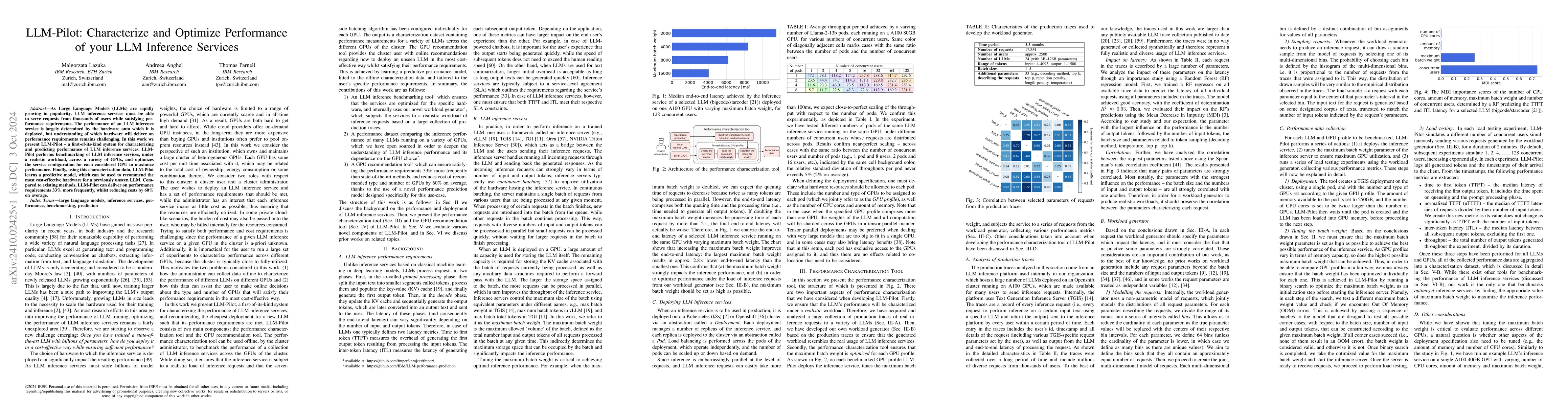 Thumbnail for LLM-Pilot: Characterize and Optimize Performance of your LLM Inference
  Services