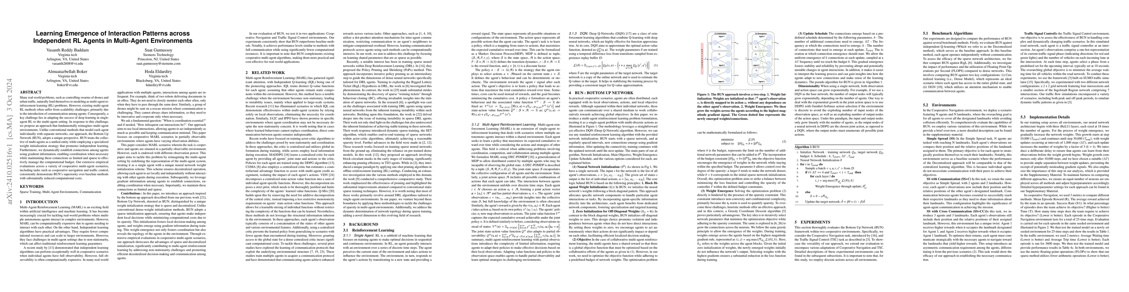 Thumbnail for Learning Emergence of Interaction Patterns across Independent RL Agents
  in Multi-Agent Environments