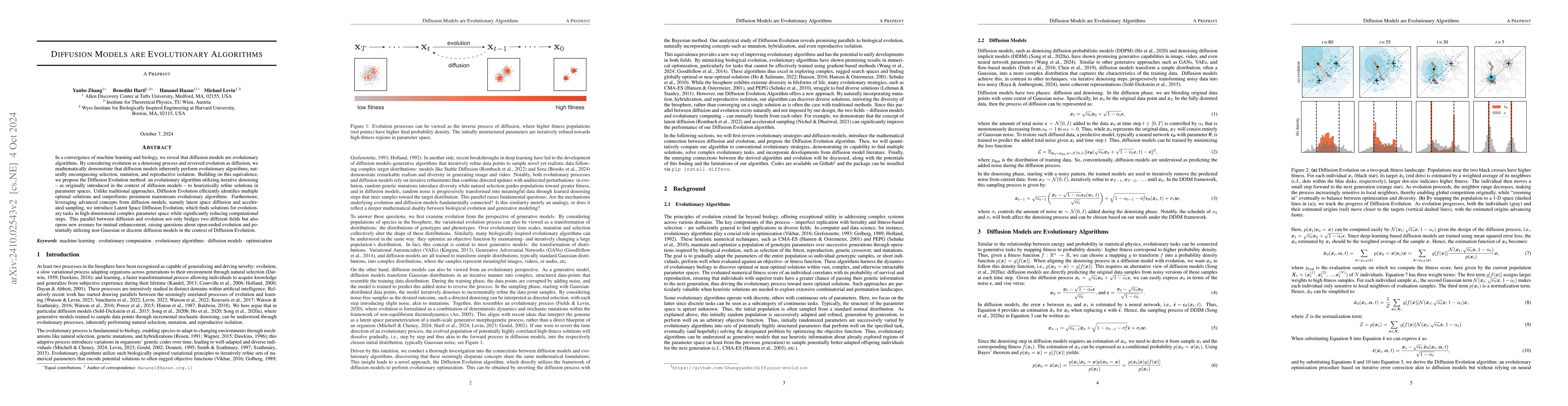 Thumbnail for Diffusion Models are Evolutionary Algorithms