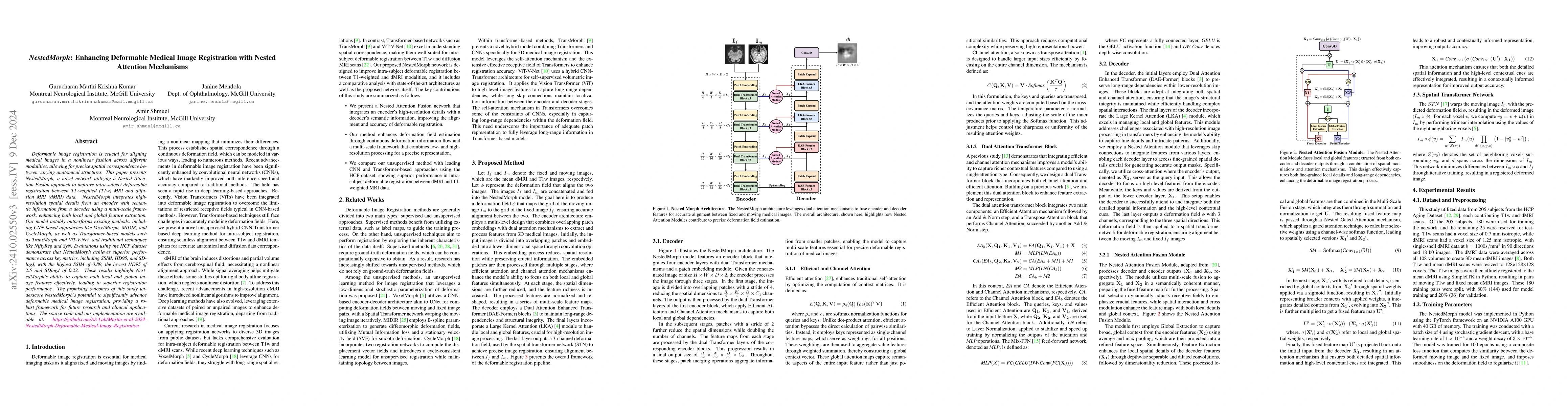 Thumbnail for NestedMorph: Enhancing Deformable Medical Image Registration with Nested
  Attention Mechanisms