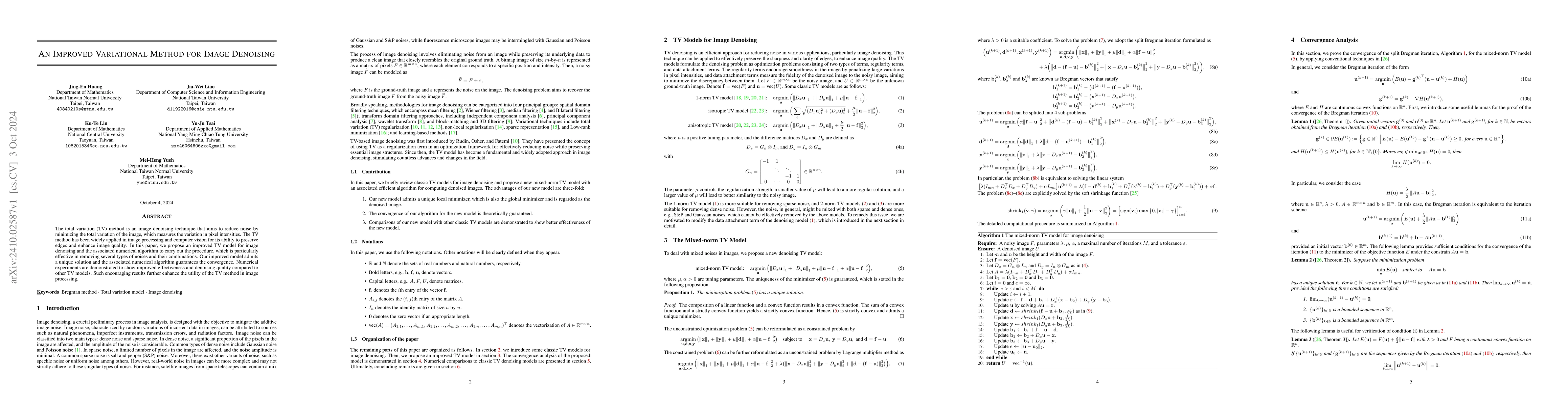 Thumbnail for An Improved Variational Method for Image Denoising