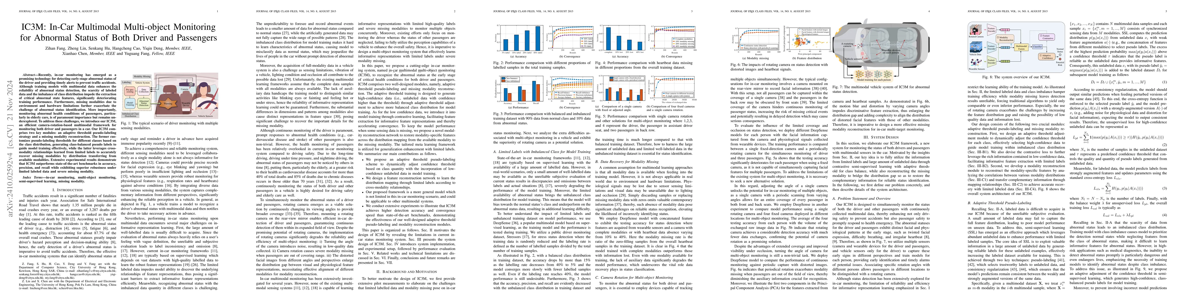 Thumbnail for IC3M: In-Car Multimodal Multi-object Monitoring for Abnormal Status of
  Both Driver and Passengers
