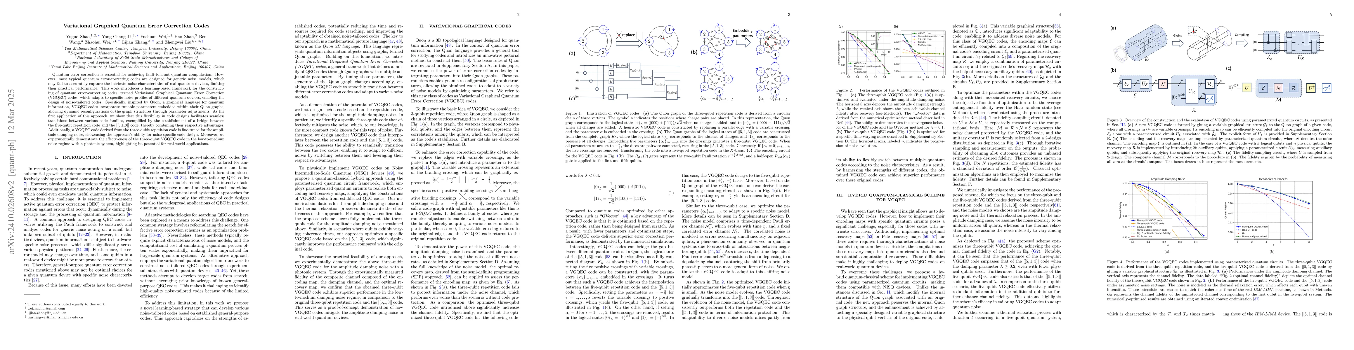Thumbnail for Variational Graphical Quantum Error Correction Codes
