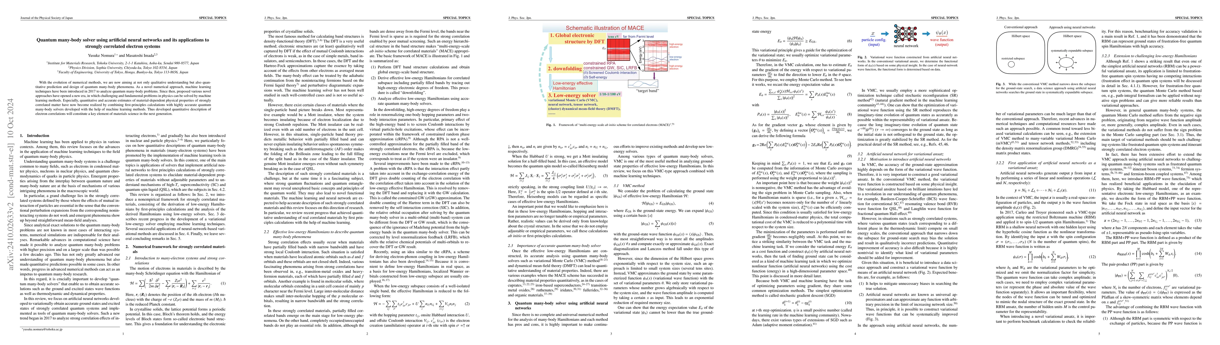 Thumbnail for Quantum many-body solver using artificial neural networks and its
  applications to strongly correlated electron systems
