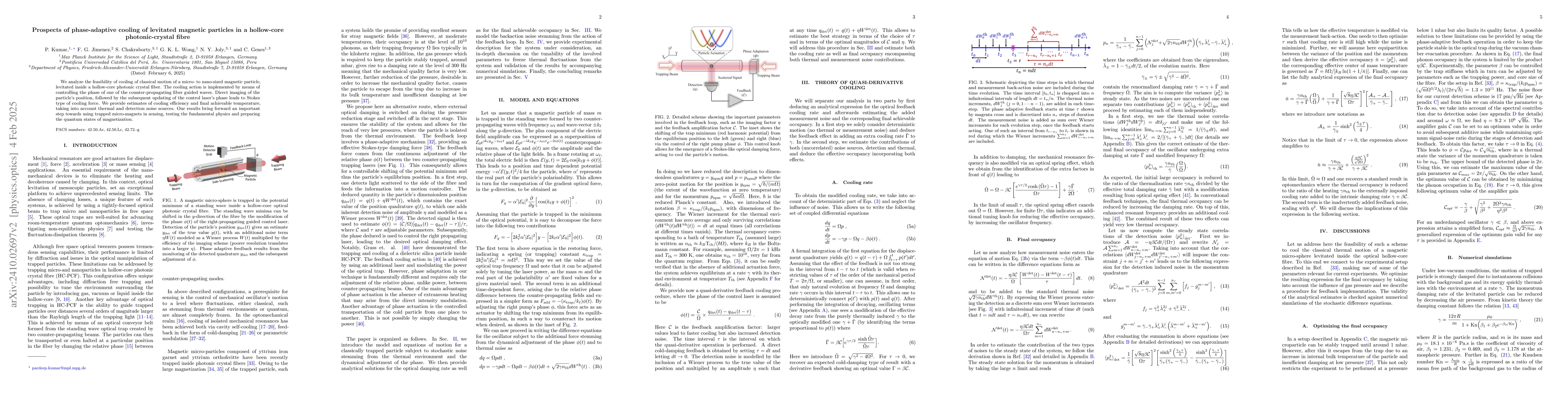 Thumbnail for Prospects of phase-adaptive cooling of levitated magnetic particles in a
  hollow-core photonic-crystal fibre